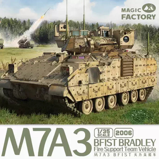 MAGIC FACTORY 2006 1/35 M7A3 BFIST BRADLEY Fire Support Team Vehicle Model KIt