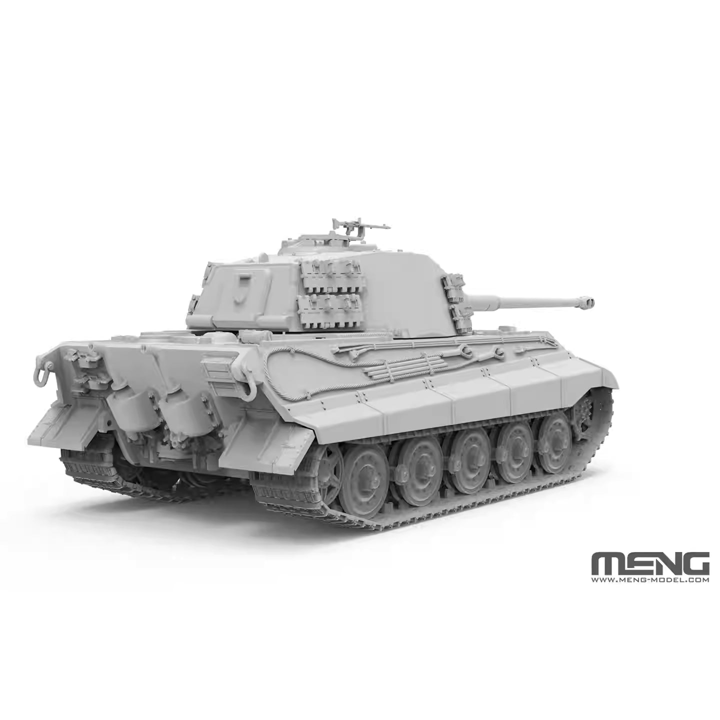 MENG 72-011 1/72 German Heavy Tank King Tiger (Henschel Turret) Model Kit