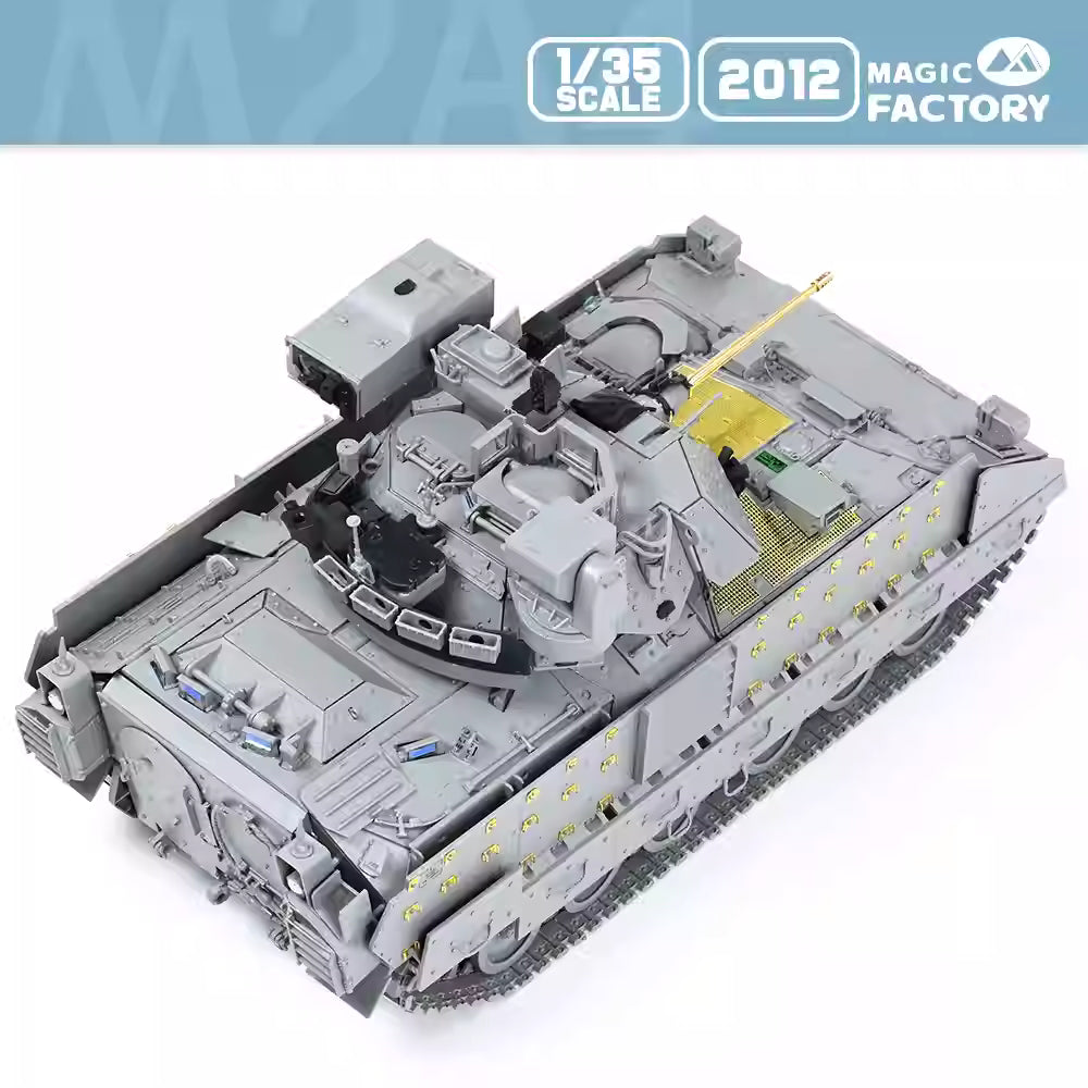 MAGIC FACTORY 2012 1/35 M2A4 Bradley IFV With CVTESS Tank Model KIt