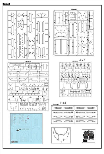 Collect Model UA72201 1/72 USAF B-2A Spirit Stealth Bomber Model Kit