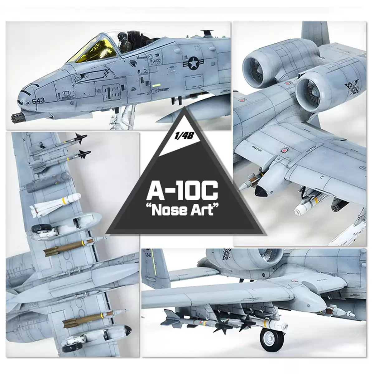 Academy AC12379 1/48 A-10C Thunderbolt II "Nose Art" Aircraft Model Kit Presale