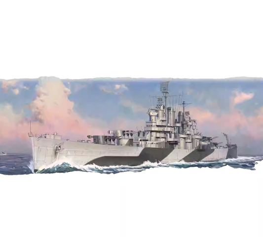 VEE Hobby E57021 1/700 Scale USS USS Houston CL-81 1942 Cruiser  Deluxe Edition