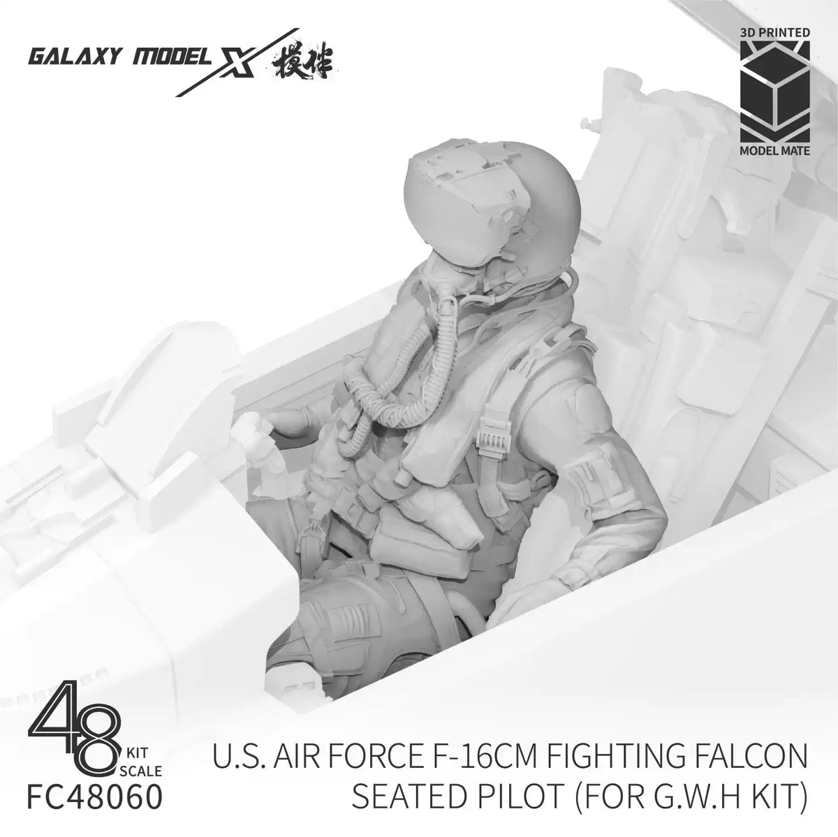 Galaxy FC48060 1/48 F-16CM SEATED PILOT FOR GWH