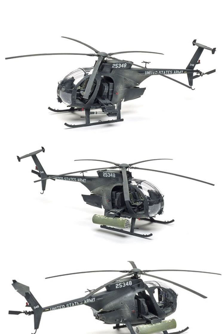 Kitty Hawk 50003 1/35 AH-6J/MH-6J `Nightstalkers` Assemble Plastic Model Helicopter