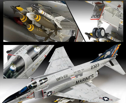 Academy 12315 1/48 F-4B/N PhantomII `VMFA-531 Gray Ghosts` Airplane Model Kit