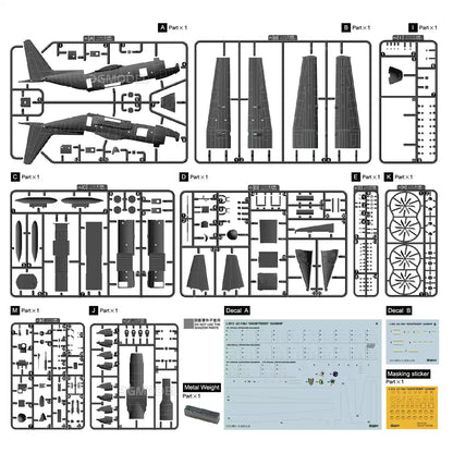 MC-130J Transport/Tanker Aircraft Model Kit | Great Wall L1014 1/144