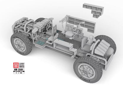 Heavy&Lanmo NM3501 1/35 Autoblinda AB40/41/43 Armored Car Internal Structure Kit