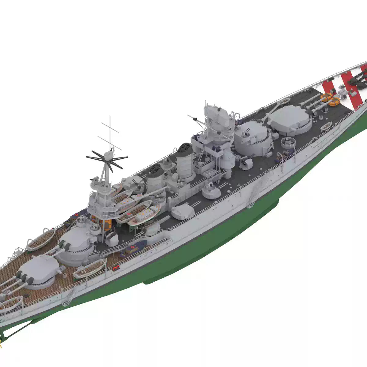 Triumph TM70014WL 1/700 Italian Navy Giulio Cesare Battleship Waterline Ver