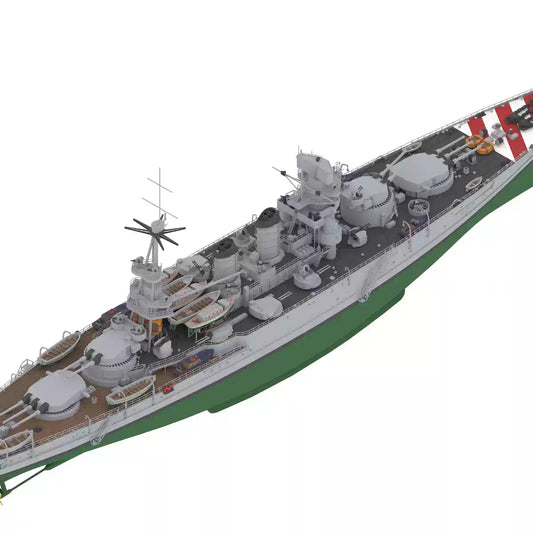 Triumph TM70014WL 1/700 Italian Navy Giulio Cesare Battleship Waterline Ver