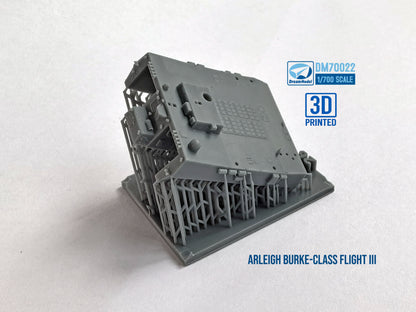 Build your own Arleigh Burke-class Destroyer Fight III 1/700 model kit