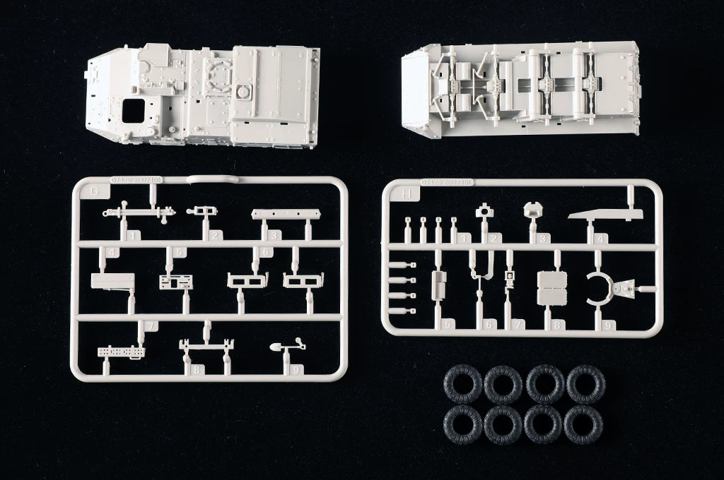 Build your own M1133 Stryker MEV with the Trumpeter 07428 kit.