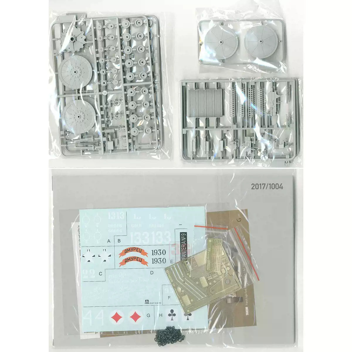 Takom 1004 1/16 French Renault FT Tank Model Kit Reprint