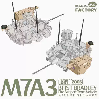 MAGIC FACTORY 2006 1/35 M7A3 BFIST BRADLEY Fire Support Team Vehicle Model KIt