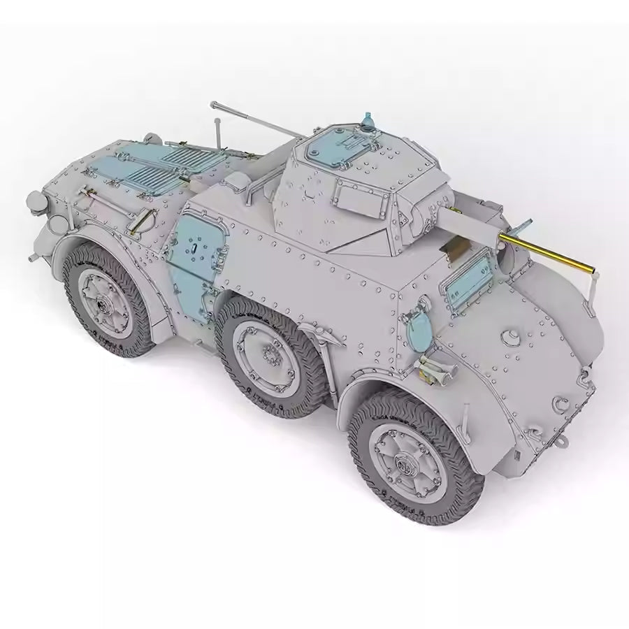 Explore this AB41 Armored Car Model Kit 1/35 (Italian Autoblinda) | Heavy&Lanmo MM35005