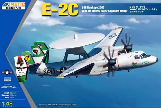 E-2C Hawkeye 2000 CAW-115 Airplane Model KIt | Kinetic K48066 1/48