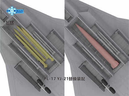 SNOWMAN SH-001 1/72 Plaaf J-36 Stealth Fighter Model Kit