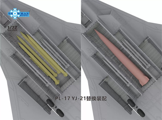 SNOWMAN SH-001 1/72 Plaaf J-36 Stealth Fighter Model Kit