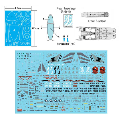 Academy AC12595 1/72 F/A-18E Aircraft Model Kit