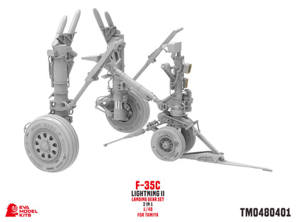 Explore this TM0480401 1/48 F-35C LIGHTNING II LANDING GEAR SET 2IN1 FOR TAMIYA | EVA MODEL KITS