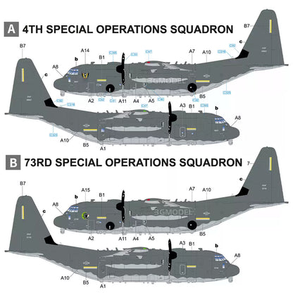 MC-130J Transport/Tanker Aircraft Model Kit | Great Wall L1014 1/144
