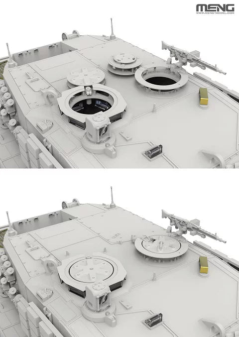 MENG TS-058 1/35 German Leopard 2A4(Ukraine) Tank Model Kit