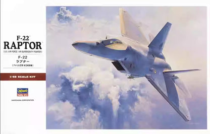 Hasegawa 07245 1/48 F-22 Raptor Fighter Model Kit