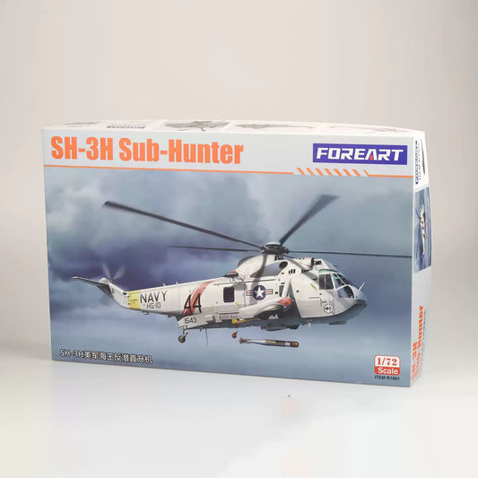 FOREART R1901 1/72 SH-3H Sub-Hunter Helicopter Model Kit NEW