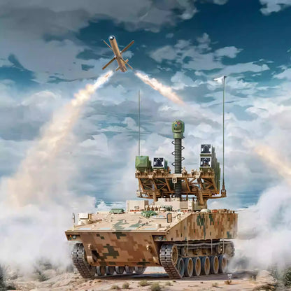 Zimi ZM35043 1/35 PLA AFT-10 Anti-tank Missile Launcher Vehicle Model Kit - ModelHives