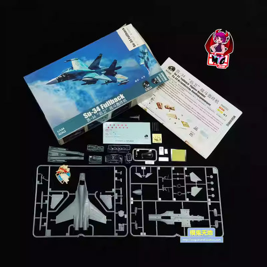 Su-34 Fullback Fighter Bomber Model Kit 1/144 | Warhead WSA144013