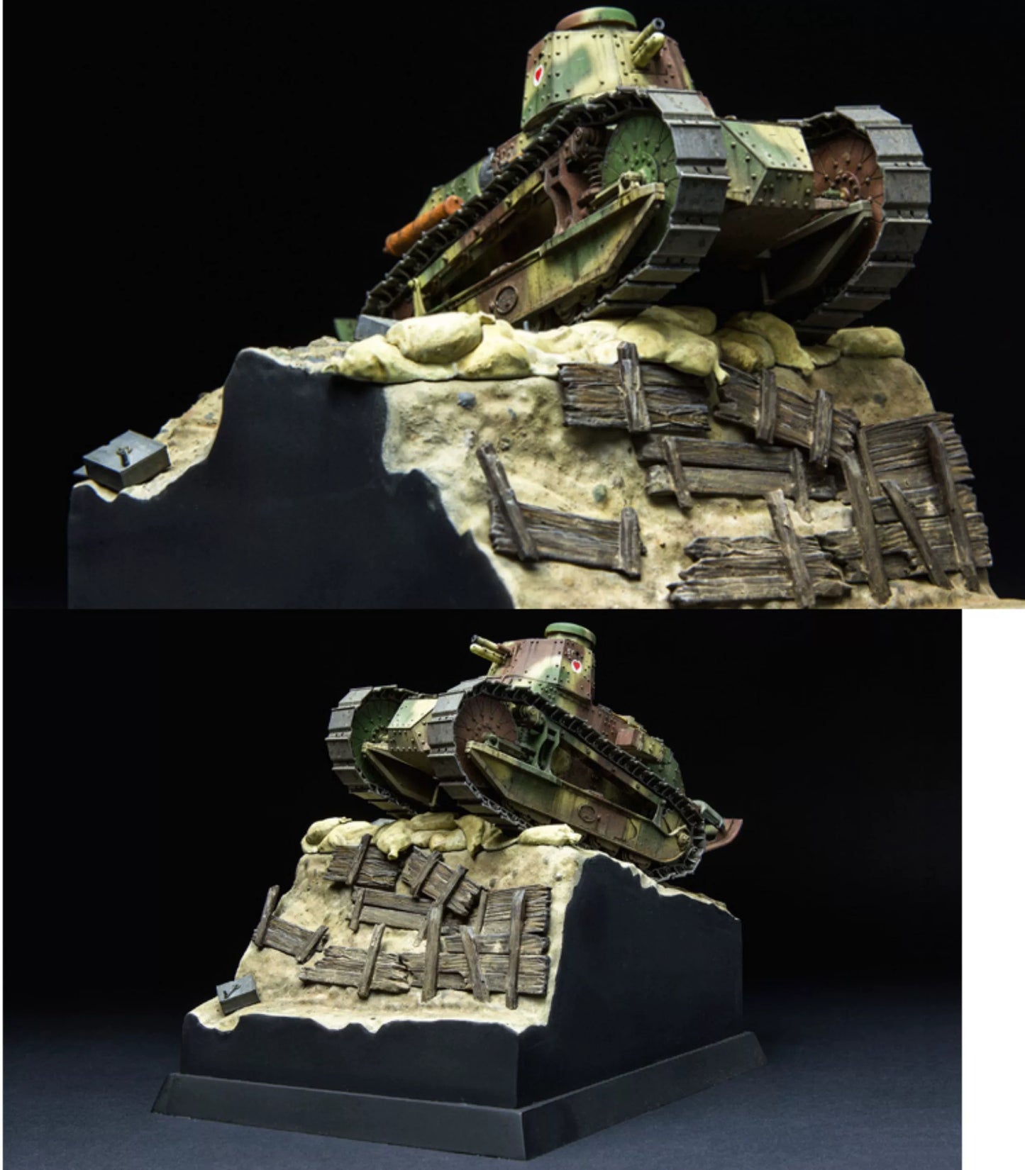 Meng Model 1/35 TS-011 French FT-17 Light Tank (Riveted Turret) Model Kit