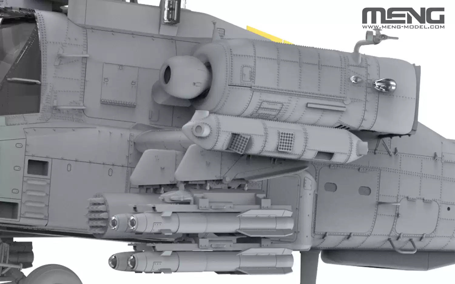 Discover the MENG QS-004 AH-64D APACHE 1/35 model kit 