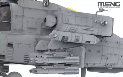 Discover the MENG QS-004 AH-64D APACHE 1/35 model kit 