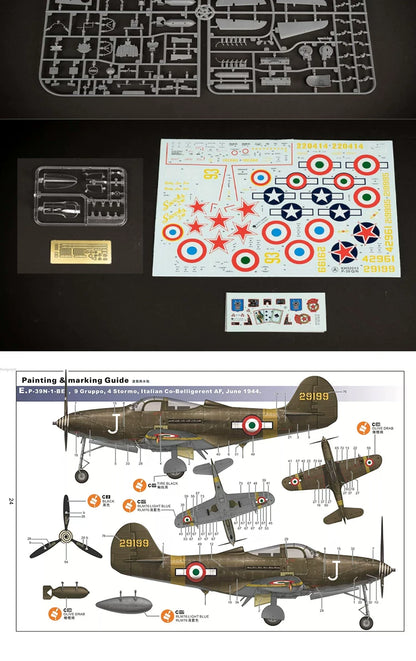 Kitty Hawk 32013 1/32 P-39Q/N Airacobra 1943 Aircarft model kit