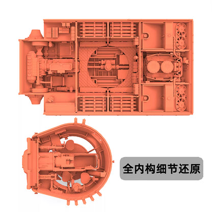 Reflne 2002 1/72 TIGER I Ausf.E Full Interior/Zimmerit 3D Print Tank Kit