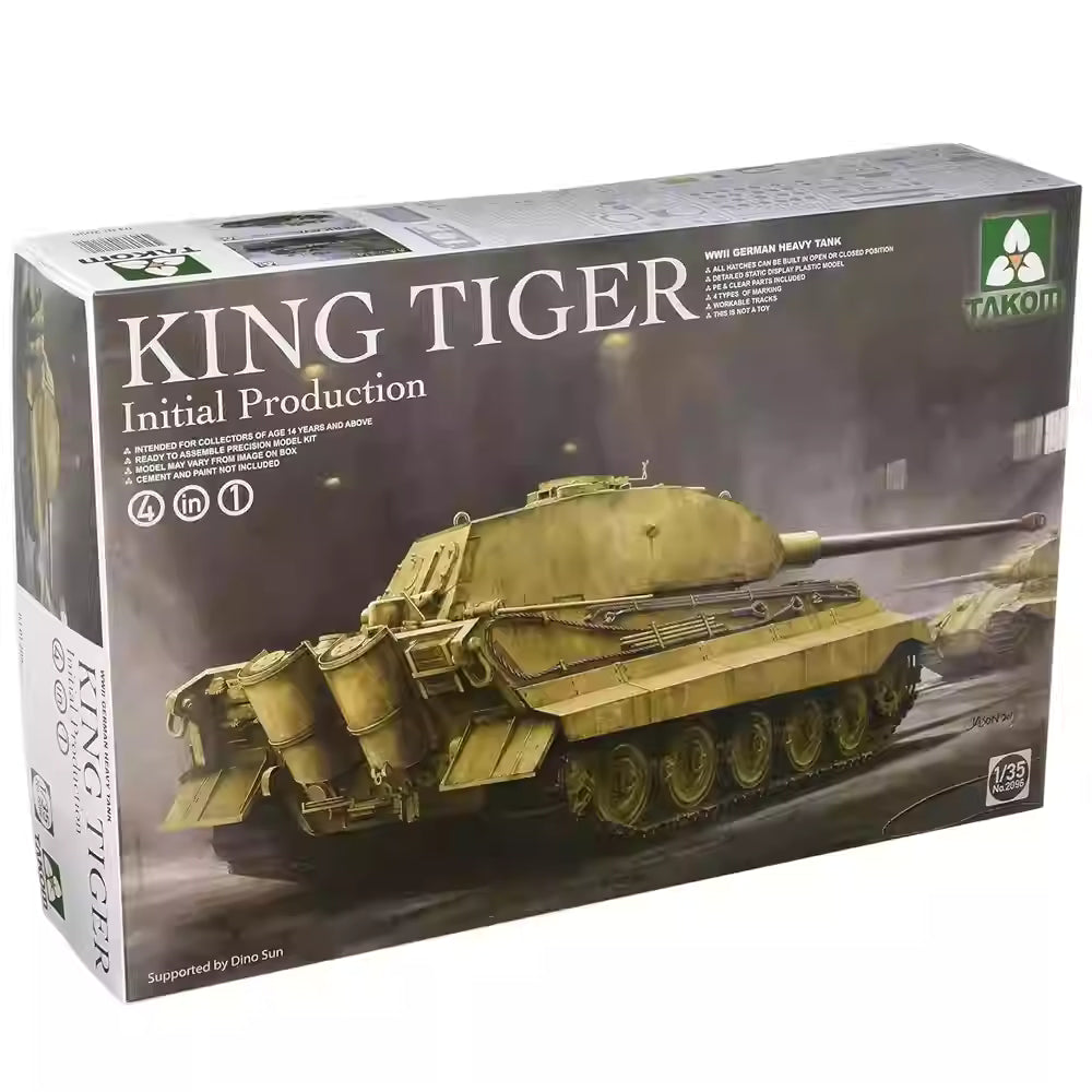 Takom 2096 1/35 German Heavy Tank King Tiger Model Kit Reprint Ver