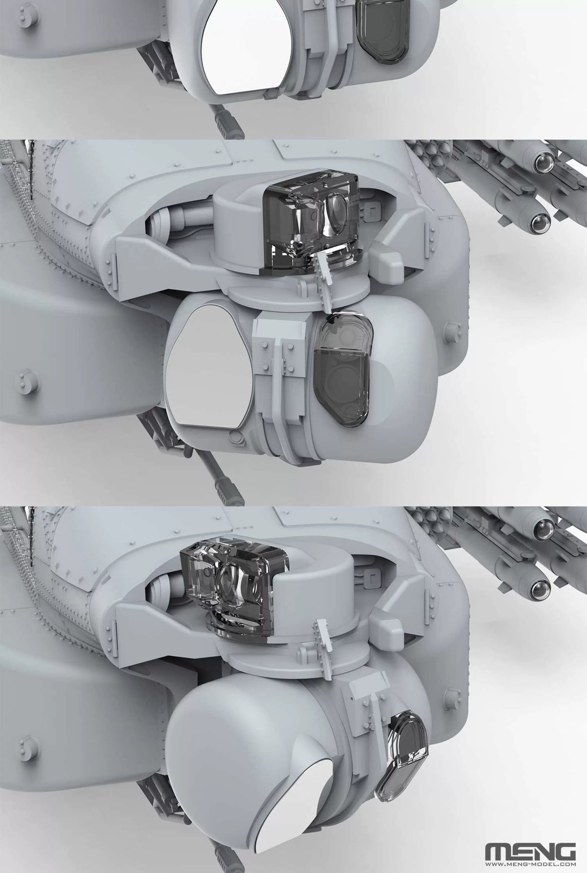 Discover the MENG QS-004 AH-64D APACHE 1/35 model kit 