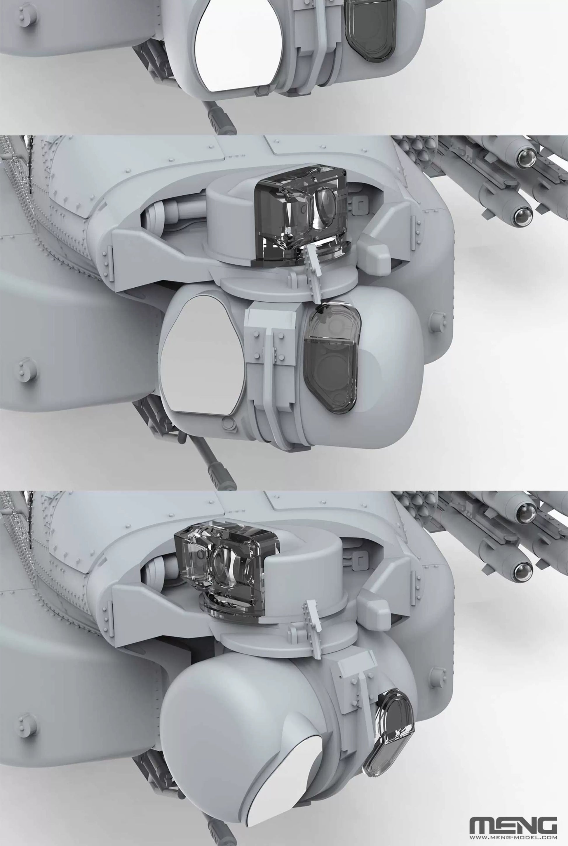 Discover the MENG QS-004 AH-64D APACHE 1/35 model kit 