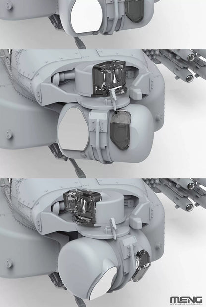 Discover the MENG QS-004 AH-64D APACHE 1/35 model kit 