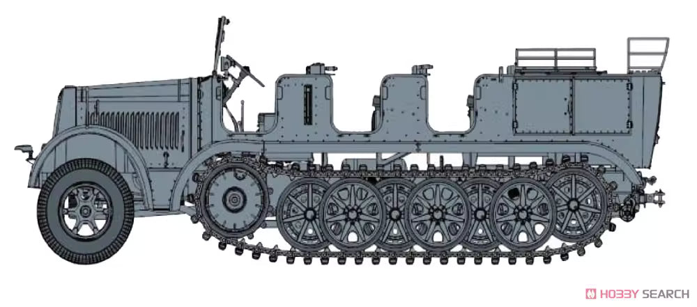 Dragon 6918 1/35 Sd.Kfz.7 8t Halftrack w/sFH18 Howitzer Precision Upgrade Ver.