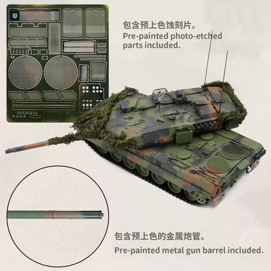 Border BG-001 1/35 Leopard 2A7V Main Battle Tank ( Pre-Painted)  Plastic Kit