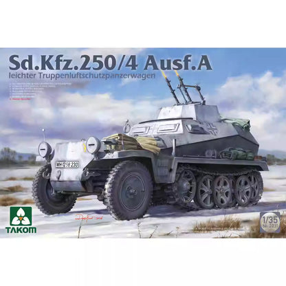 Find the TAKOM 2211 1/35 Sd.Kfz.250/4 Ausf.A Tank Model Kit Reprint
