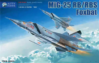 Kitty Hawk 1/48 80113 MIG-25 RB/RBT Foxbat Military Collectible Assembly Model
