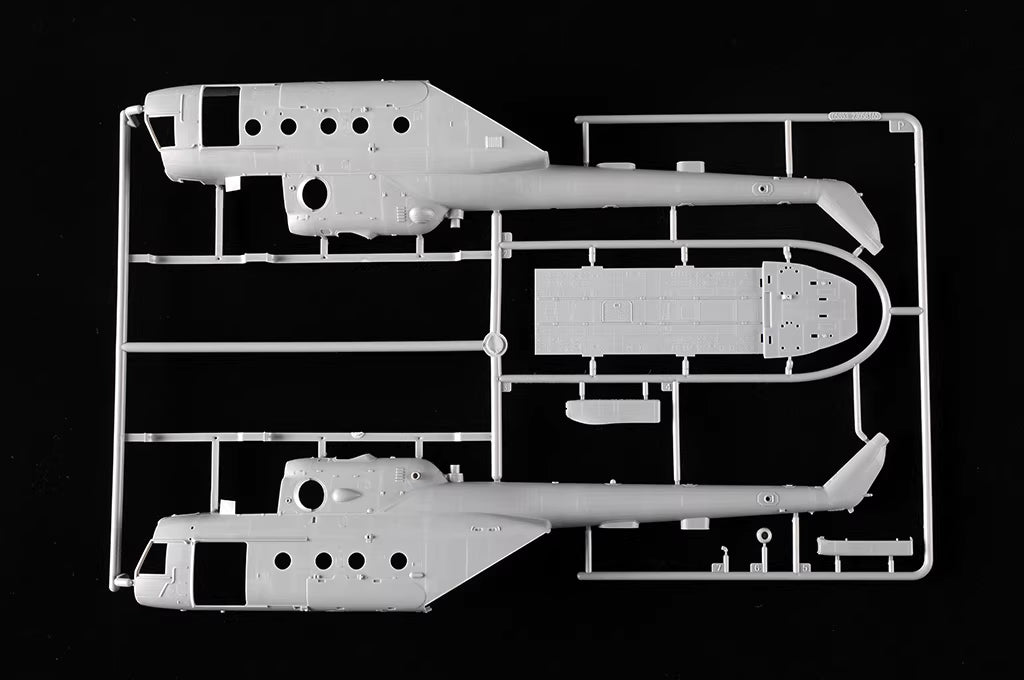Explore this Trumpeter 05853 1:48 Russian Mi-8MTV5 Hip Helicopter Assembly Model Kit.