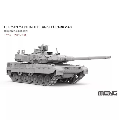 German Leopard 2A8 Tank Model Kit 1/72 | MENG 72-012