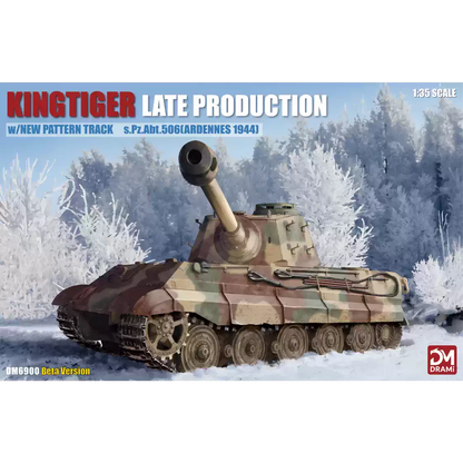 DRAMI DM6900 1/35 King Tiger Late s.Pz.Abt.506, Ardennes 1944 Tank Model Kit