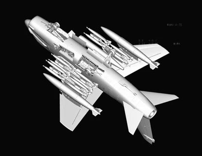 Special Sales! 1/48 A-7B Corsair II Aircraft Model Kit | Hobbyboss 80343