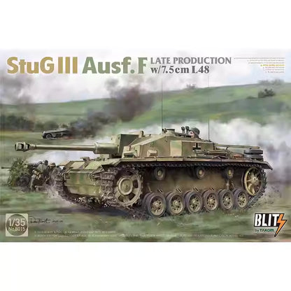 Explore this TAKOM 8015 1/35 StuG III Ausf.F Late Production w/7.5cm L48 Model Kit