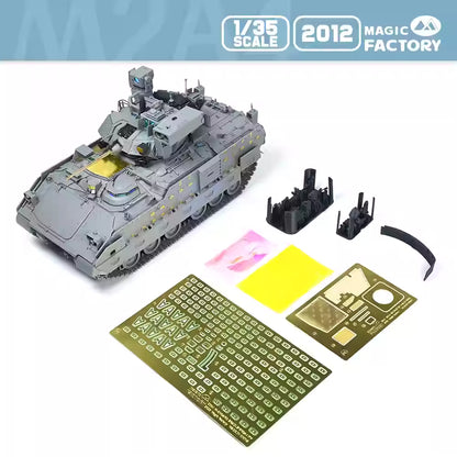 MAGIC FACTORY 2012 1/35 M2A4 Bradley IFV With CVTESS Tank Model KIt