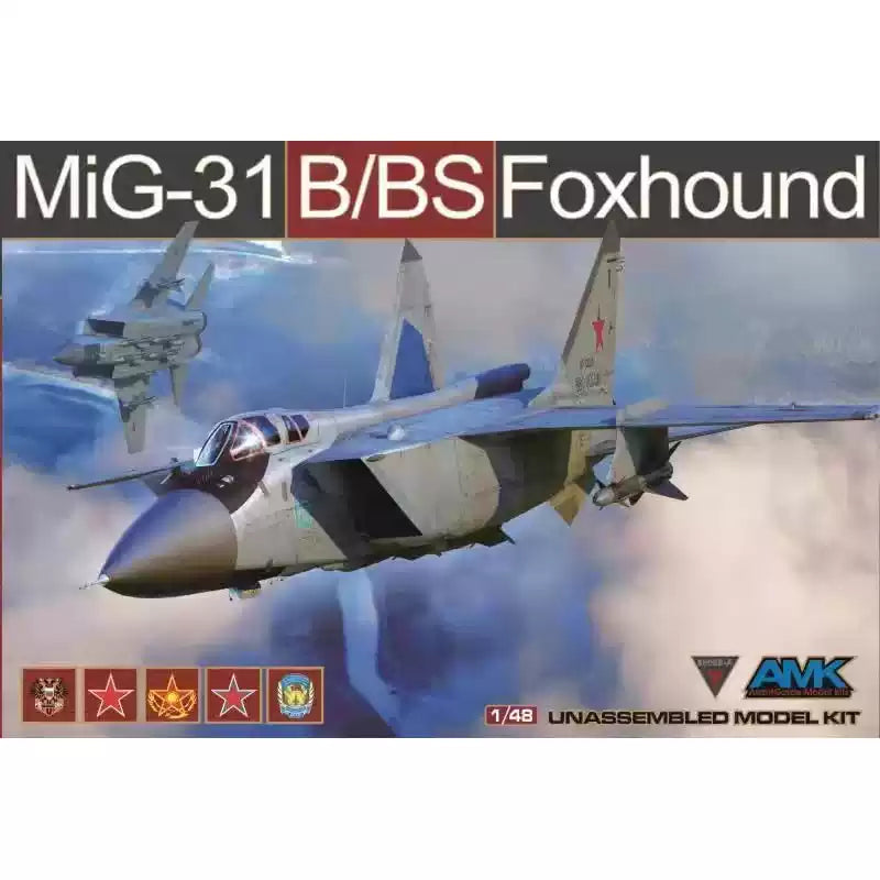 AMK 88008 1/48 Mikoyan Mig-31b/bs Airplane Model Kit