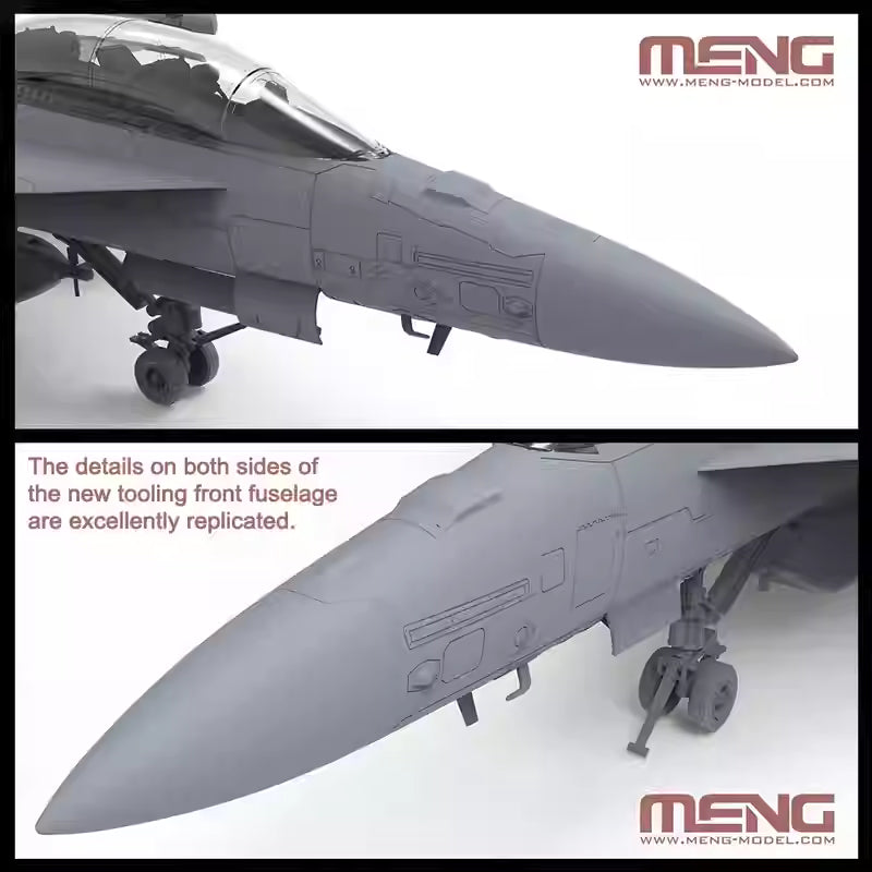 Discover the BOEING EA-18G GROWLER Aircraft Model Kit by MENG. Perfect for aviation enthusiasts and model builders, scale 1/48.